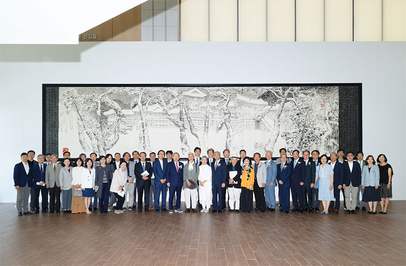 延世大學(xué)國(guó)際校區(qū)開(kāi)幕展，樸大成捐贈(zèng)作品